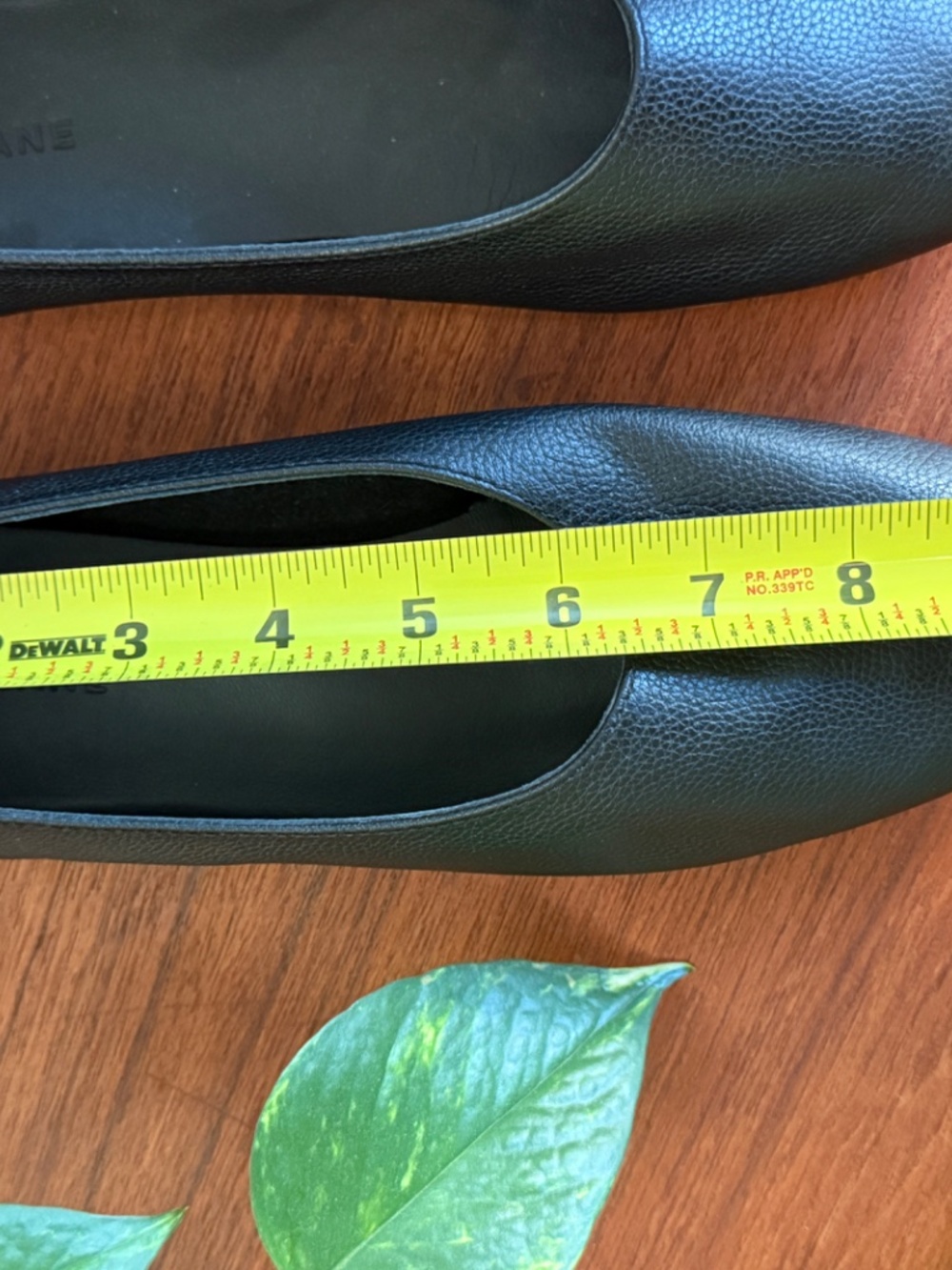 Everlane Black Leather Ballet Flats Size 8 - Picture 14 of 15